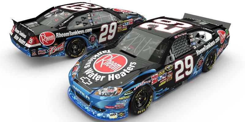 29 Chevrolet Impala NASCAR Sprint Cup Series team and driver Kevin Harvick