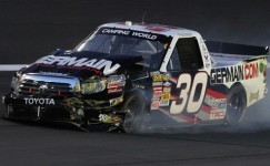 Todd Bodine during the 2011 North Carolina Education 200