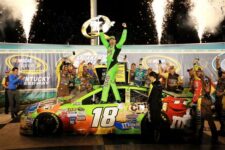 Kyle Busch found his way to victory lane again in dominant fashion at Kentucky. Photo: Daniel Shirey/Getty Images