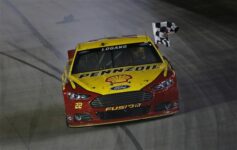 Joey Logano is on a hot streak of his own at Bristol. Photo: Gregory Shamus/Getty Images
