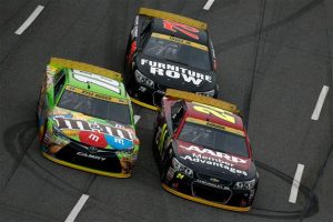 Kyle Busch battled back from early contact with Austin Dillon to finish fifth. Jeff Zelevansky/NASCAR via Getty Images