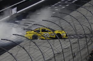 Matt Kenseth burns down the house at Thunder Valley. Photo: Tucker White