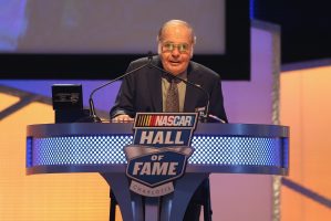 Jerry Cook joined fellow modified driver Richie Evans in the NASCAR Hall of Fame. Photo: Streeter Lecka/NASCAR via Getty Images